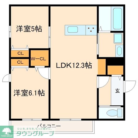 Shain Mutsumiの物件間取画像